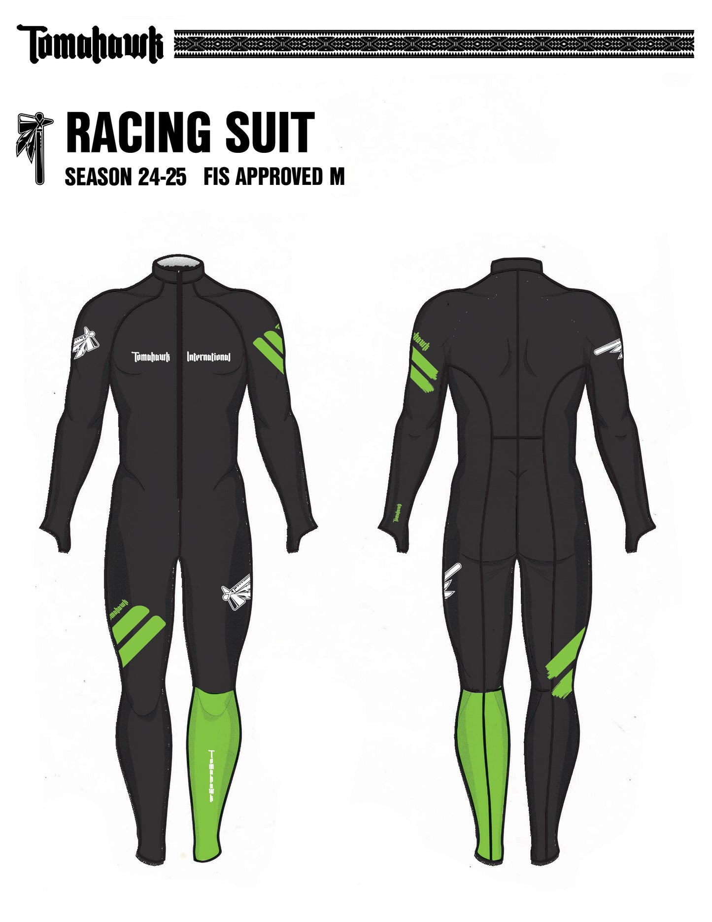 FIS SL, GS and SG Racing Suit (Men's)