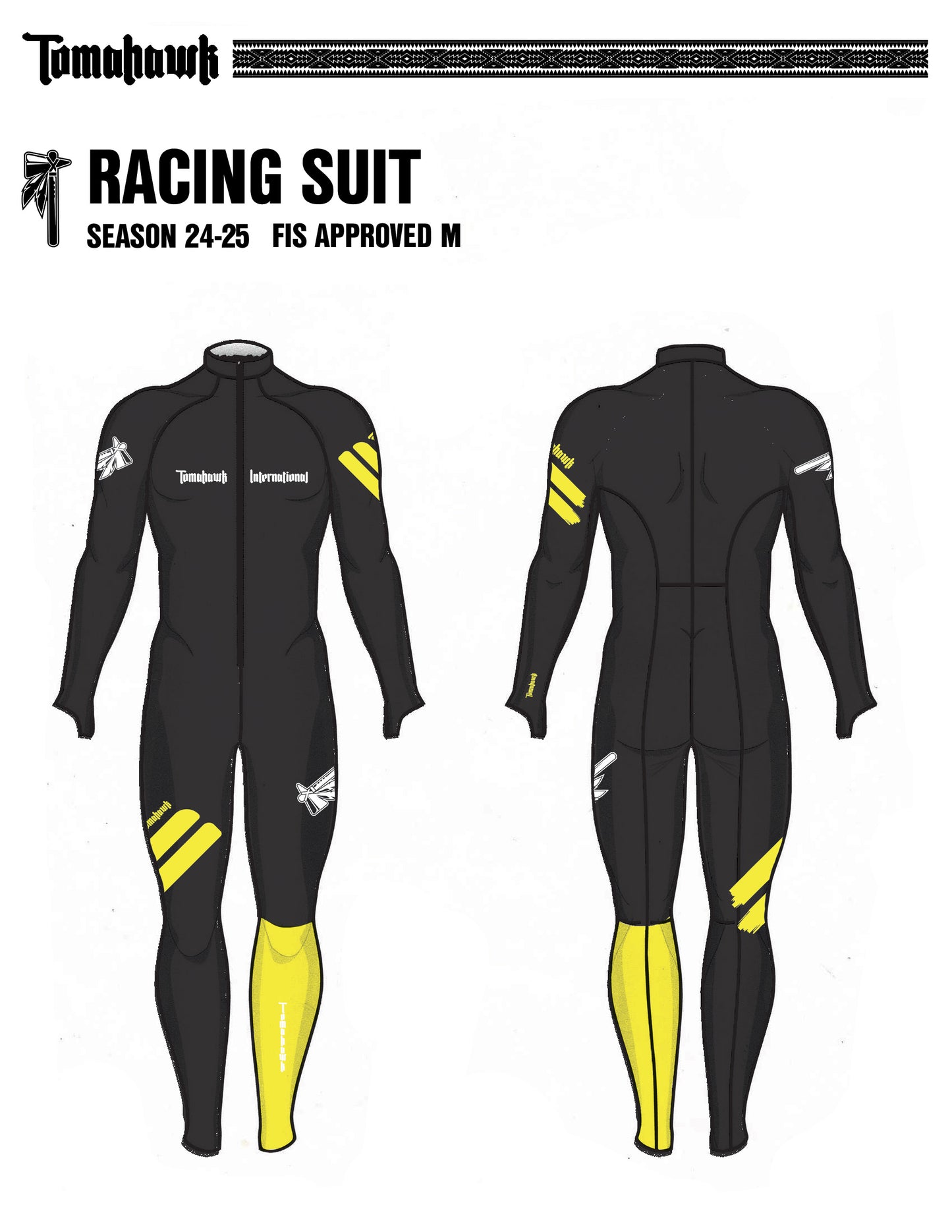 FIS SL, GS and SG Racing Suit (Men's)