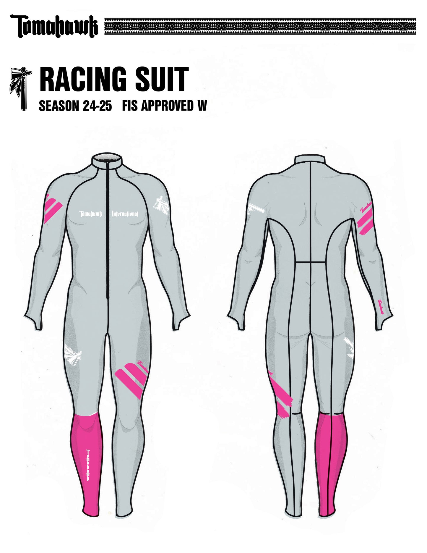 FIS SL, GS, SG Racing Suit (Women's)