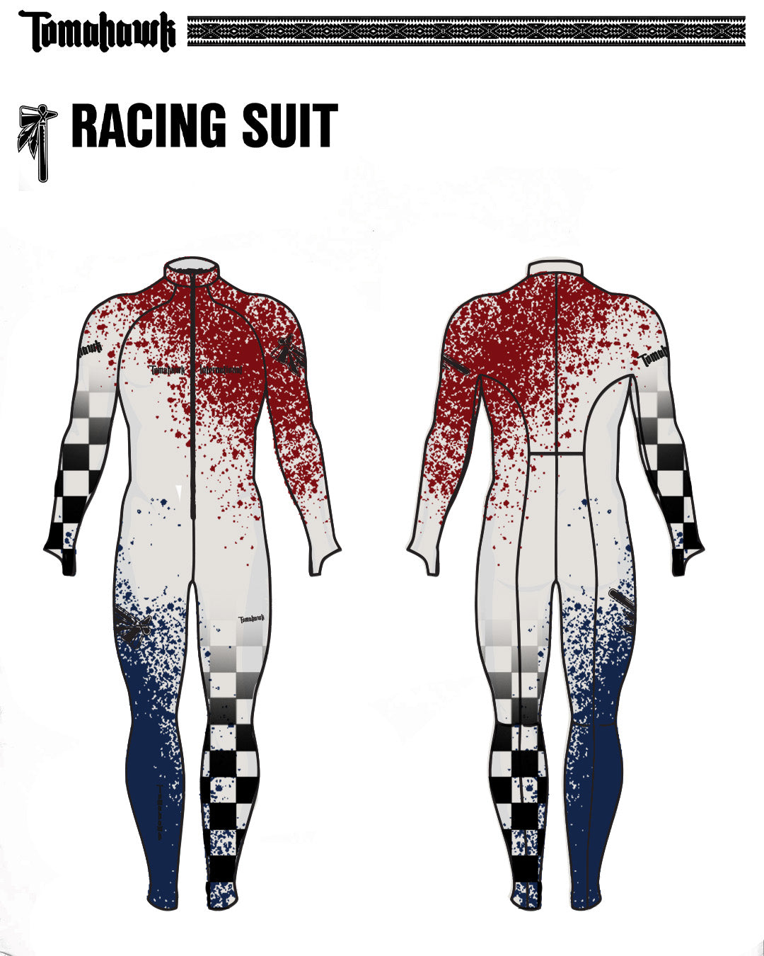 The Main Body of Color is Silver. Accented by Deep Red and Navy Blue.
