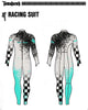 The main body of Color is Silver. Accented by the Black and Teal Splash and Victory Checkers.