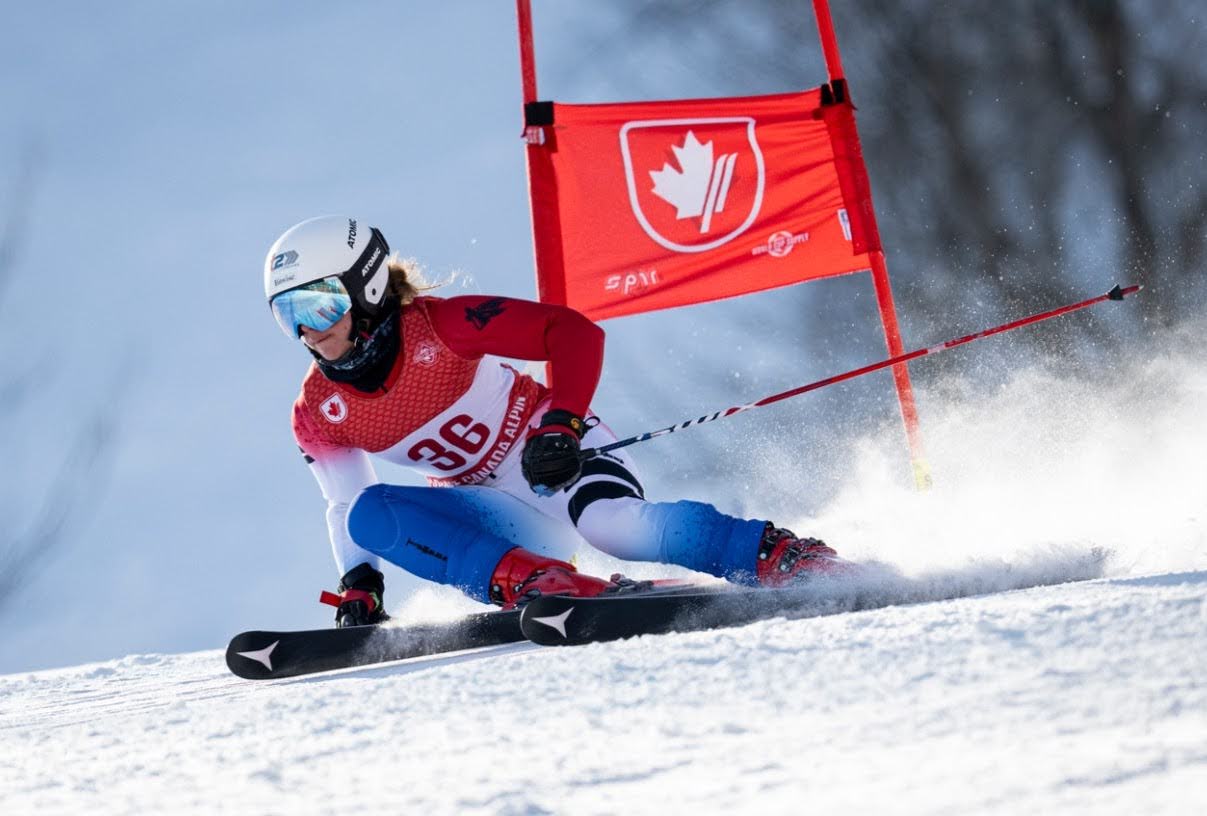Tomahawk athlete racing at speed